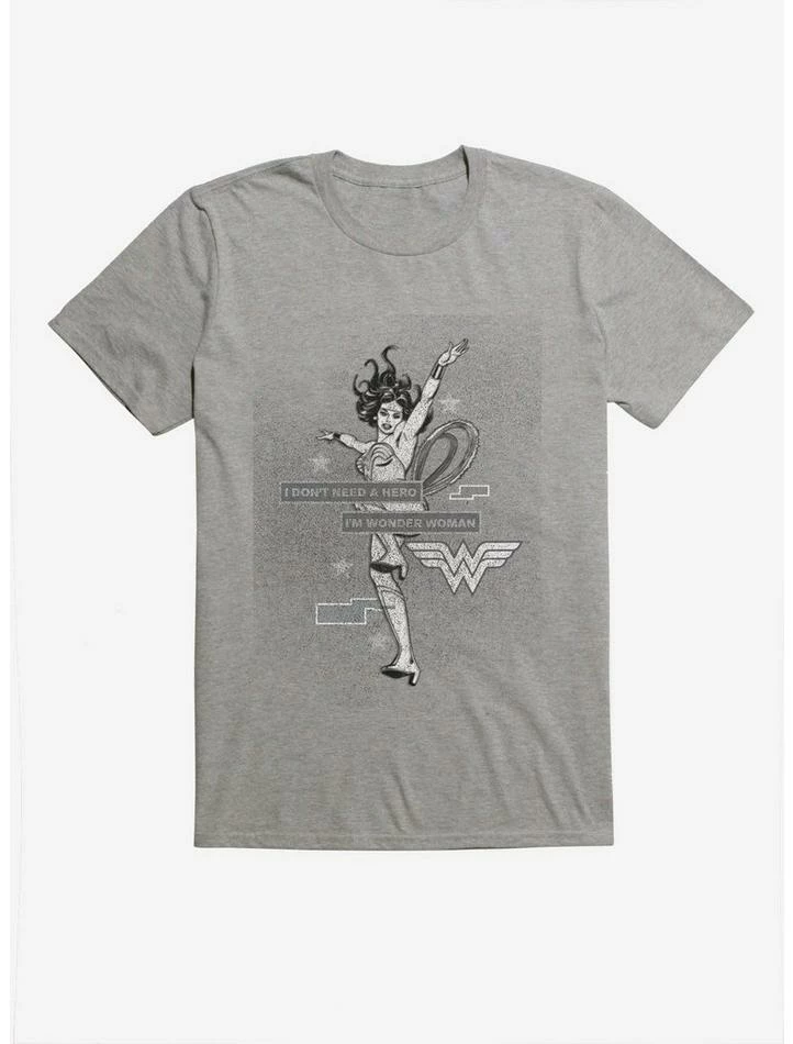 Cheap โค๏ธ Wonder ๐ฉ Woman Don't Need A Hero T-Shirt โญ