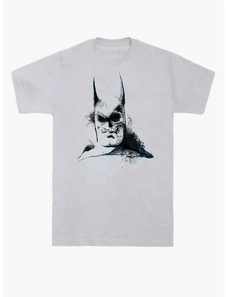 Wholesale โ๏ธ DC Comics Batman Skull Watercolor T-Shirt ๐ - Image 2