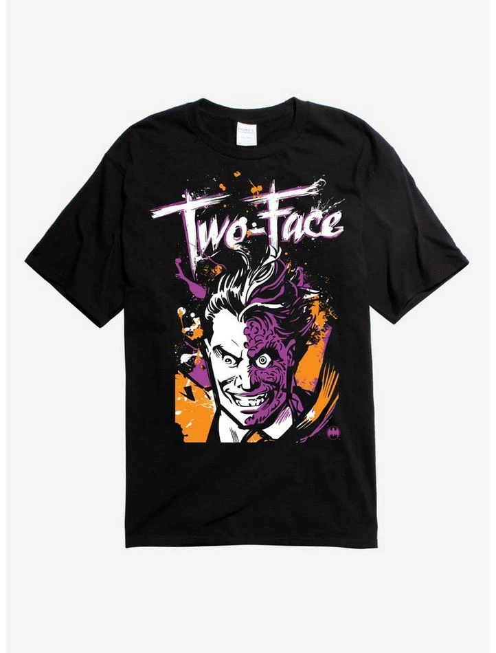 Cheapest 👍 DC Comics Batman Villains Two Face T-Shirt 🌟 - Image 2