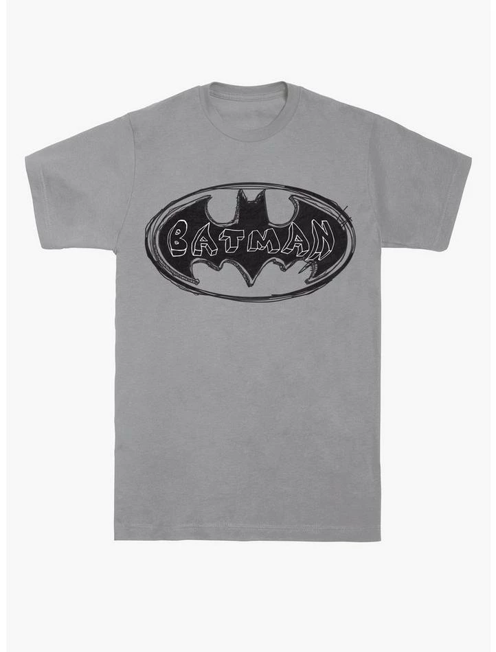 Best Sale ๐ DC Comics Batman Sketch Logo T-Shirt ๐ - Image 2