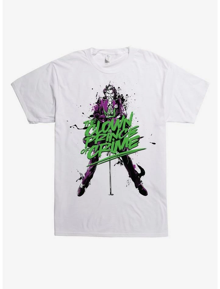 Deals โ๏ธ DC Comics Batman The Joker Clown Prince Of Crime T-Shirt ๐ - Image 2