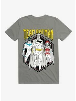 Deals 🥰 DC Comics Batman Team Batman Grey T-Shirt 💯