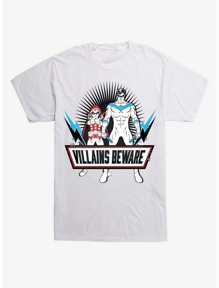 Best reviews of 🥰 DC Comics Batman Nightwing Robin Villains Beware T-Shirt ⭐ - Image 2