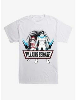 Best reviews of ๐ฅฐ DC Comics Batman Nightwing Robin Villains Beware T-Shirt โญ
