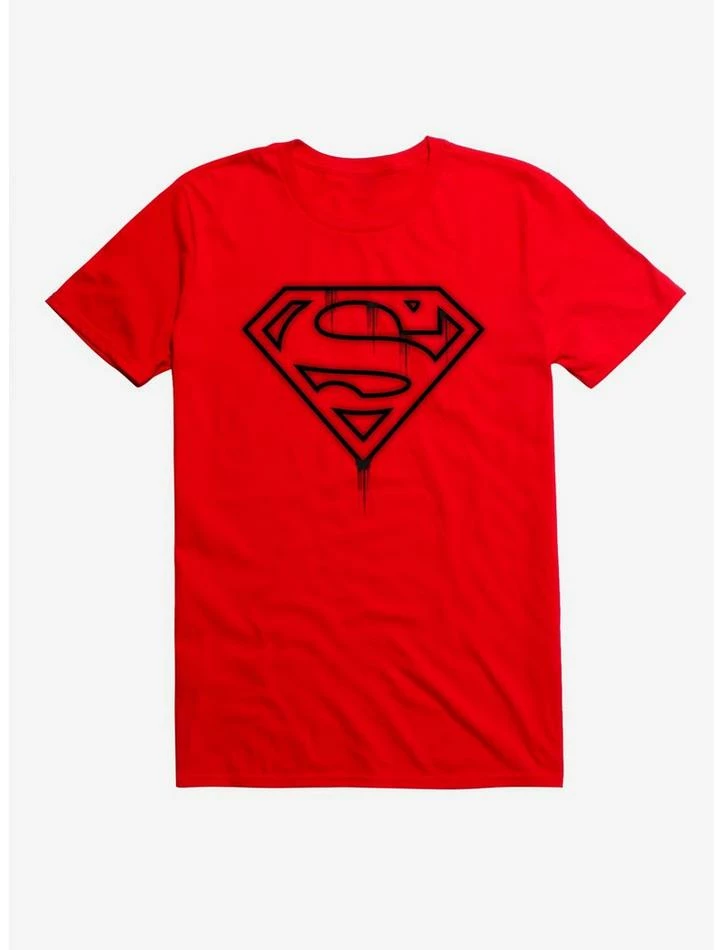 Best Pirce 👏 DC Comics Superman Ink Logo T-Shirt 😀 - Image 2