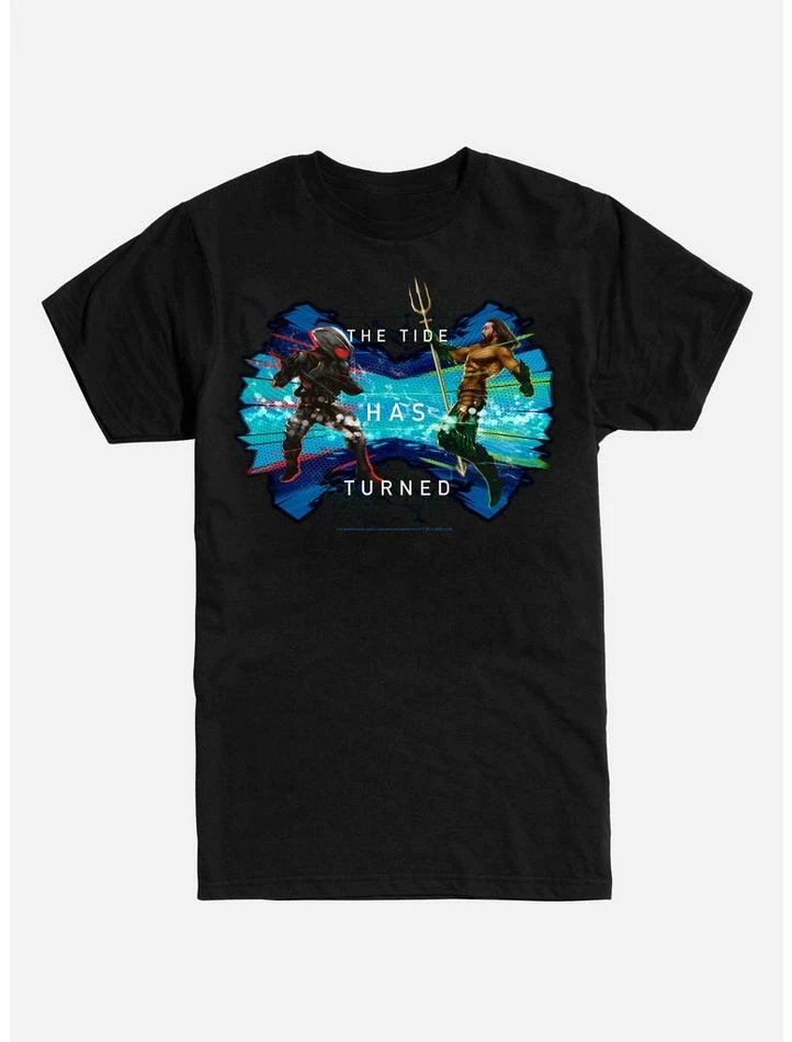Buy 🥰 DC Comics Aquaman The Tide Has Turned T-Shirt 🛒 - Image 2