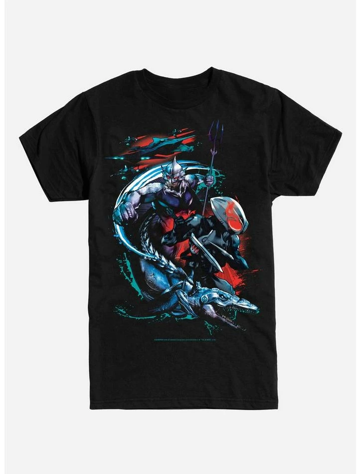 Wholesale ๐ฏ DC Comics Aquaman Ocean Master & Black Manta T-Shirt ๐งจ - Image 2