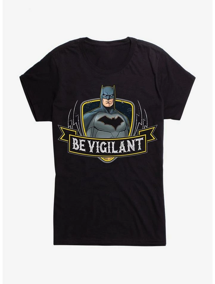 Best Pirce ๐ DC Comics Batman Be Vigilant ๐ง Girls T-Shirt โ - Image 2