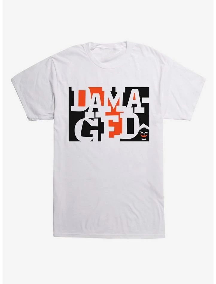 Best Sale ๐งจ DC Comics Suicide Squad Damaged Joker T-Shirt ๐ - Image 2