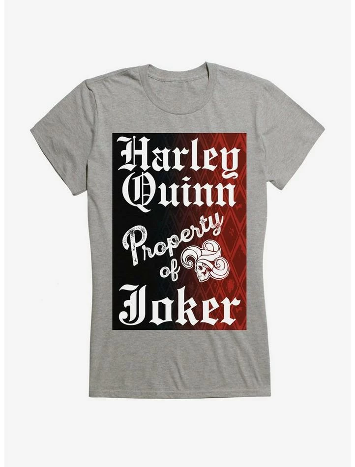 Promo โ๏ธ DC Comics Suicide Squad Harley Quinn Property of Joker ๐ง Girls T-Shirt โจ - Image 6