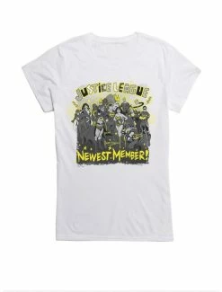 Best deal ⌛ DC Comics Justice League New Member 👧 Girls T-Shirt 🧨