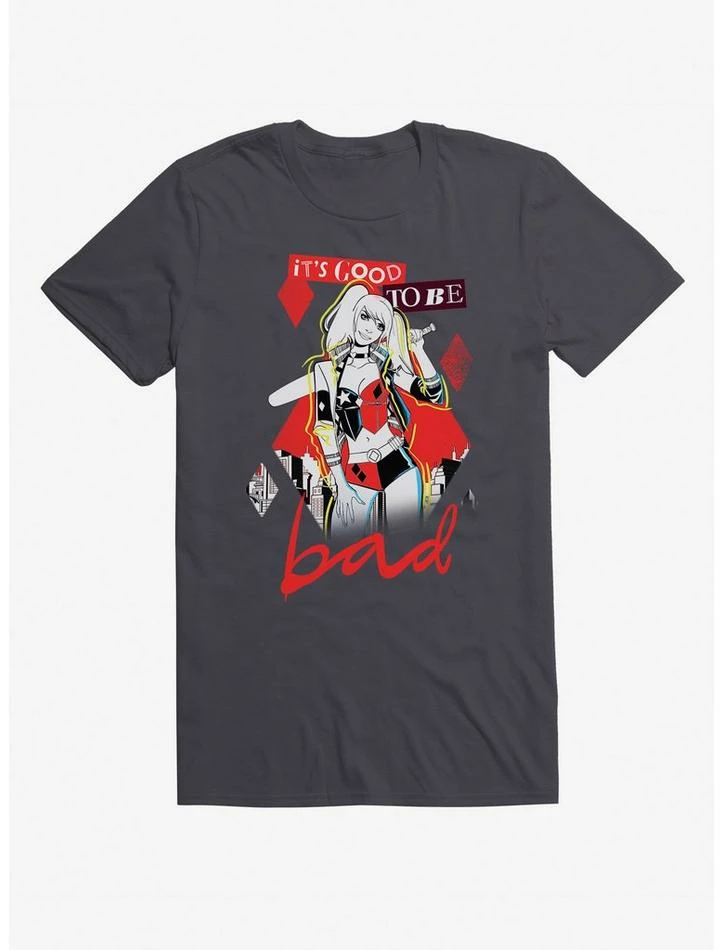 Flash Sale ๐ฏ DC Comics Harley Quinn Good To Be Bad T-Shirt ๐ฅฐ - Image 6