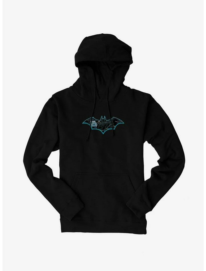 Best deal ๐งจ Batman Bat Logo Batmobile Specs Hoodie ๐ - Image 2