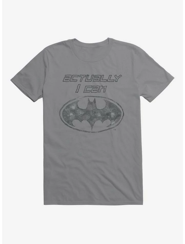 Brand new ๐ DC Comics Batman Actually I Can T-Shirt โ๏ธ - Image 5