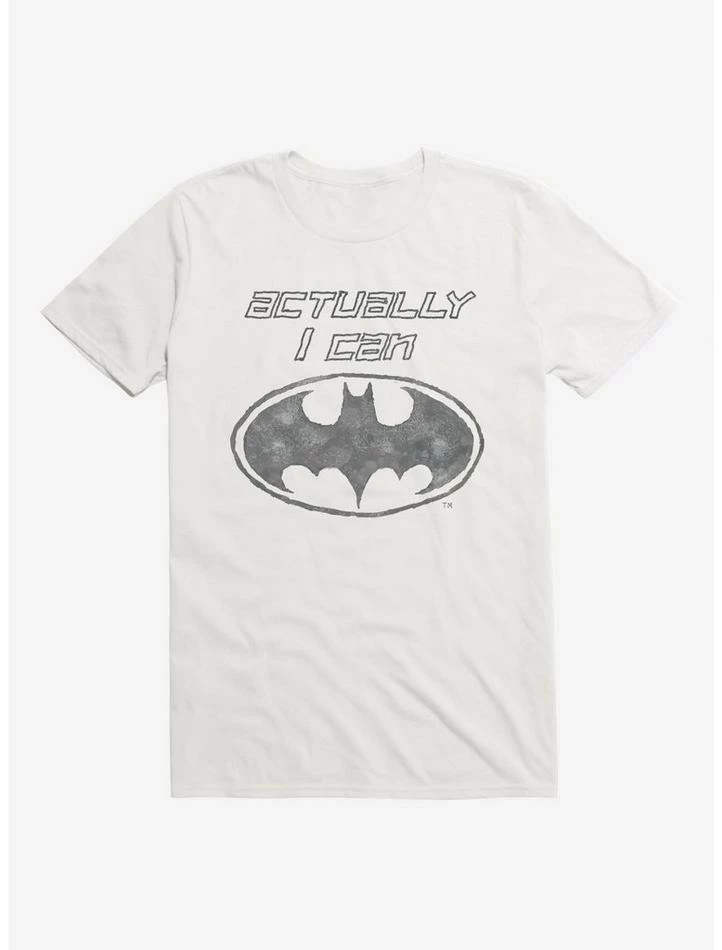 Brand new ๐ DC Comics Batman Actually I Can T-Shirt โ๏ธ - Image 6