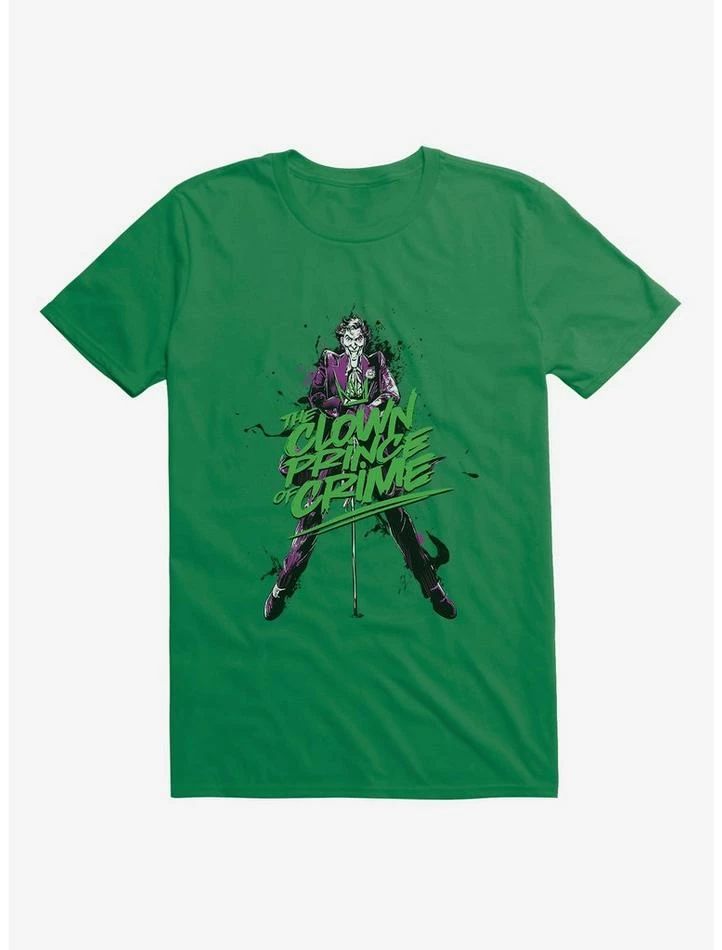 Deals โ๏ธ DC Comics Batman The Joker Clown Prince Of Crime T-Shirt ๐