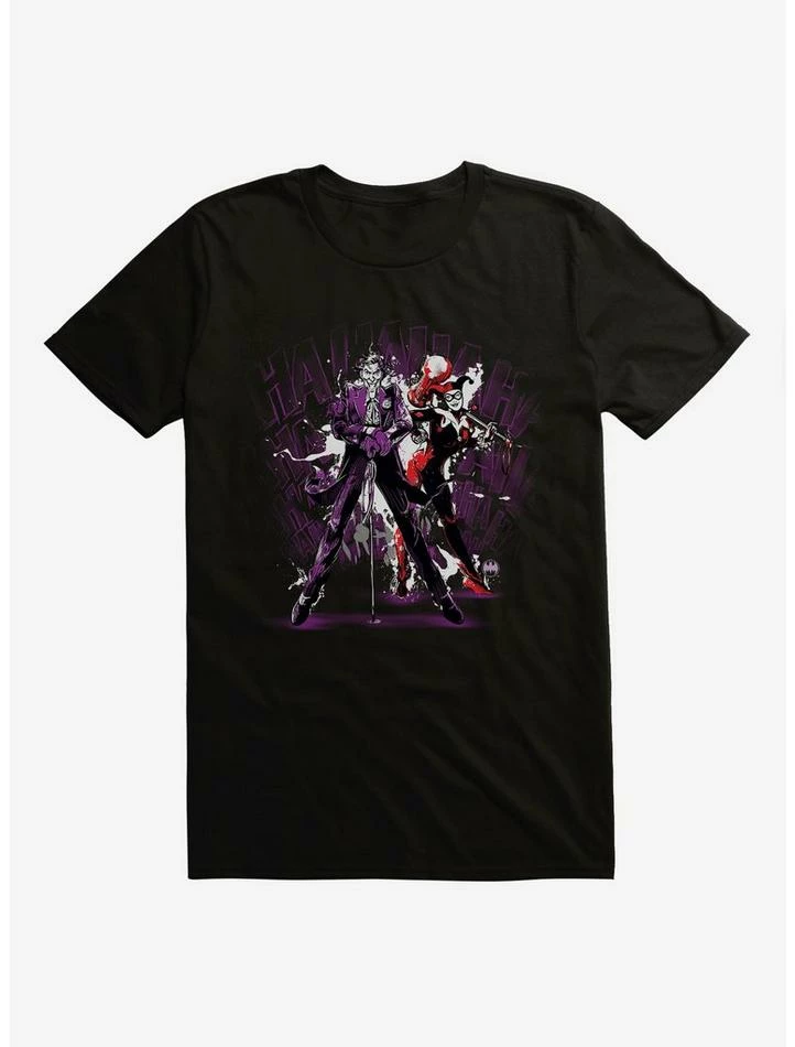 Buy ๐ DC Comics Batman Harley Quinn And The Joker Art T-Shirt ๐ - Image 3