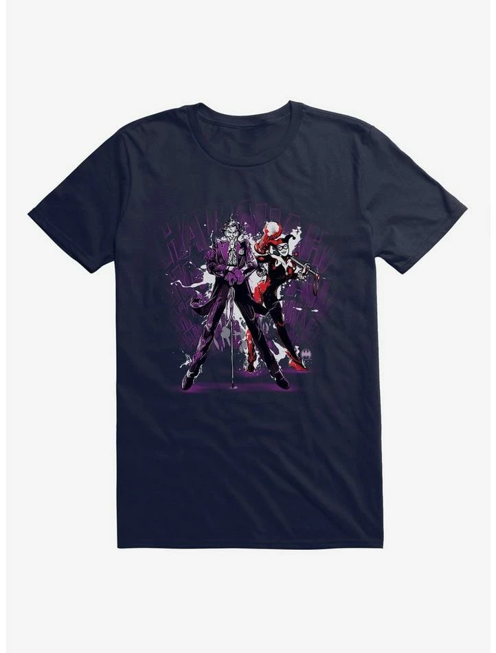 Buy ๐ DC Comics Batman Harley Quinn And The Joker Art T-Shirt ๐ - Image 4
