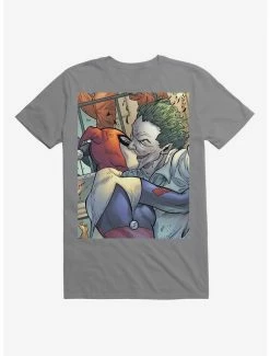 Best Pirce 🔥 DC Comics Batman Harley Quinn The Joker Kiss T-Shirt ⭐