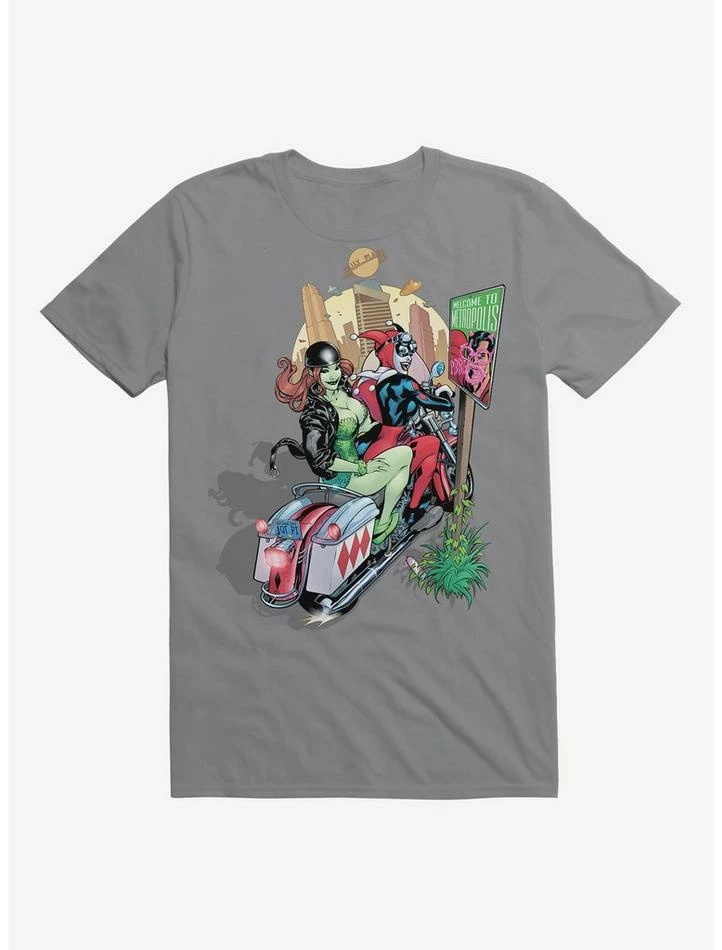 Buy ๐งจ DC Comics Batman Harley Quinn Poison Ivy Motorcycle T-Shirt ๐ - Image 4