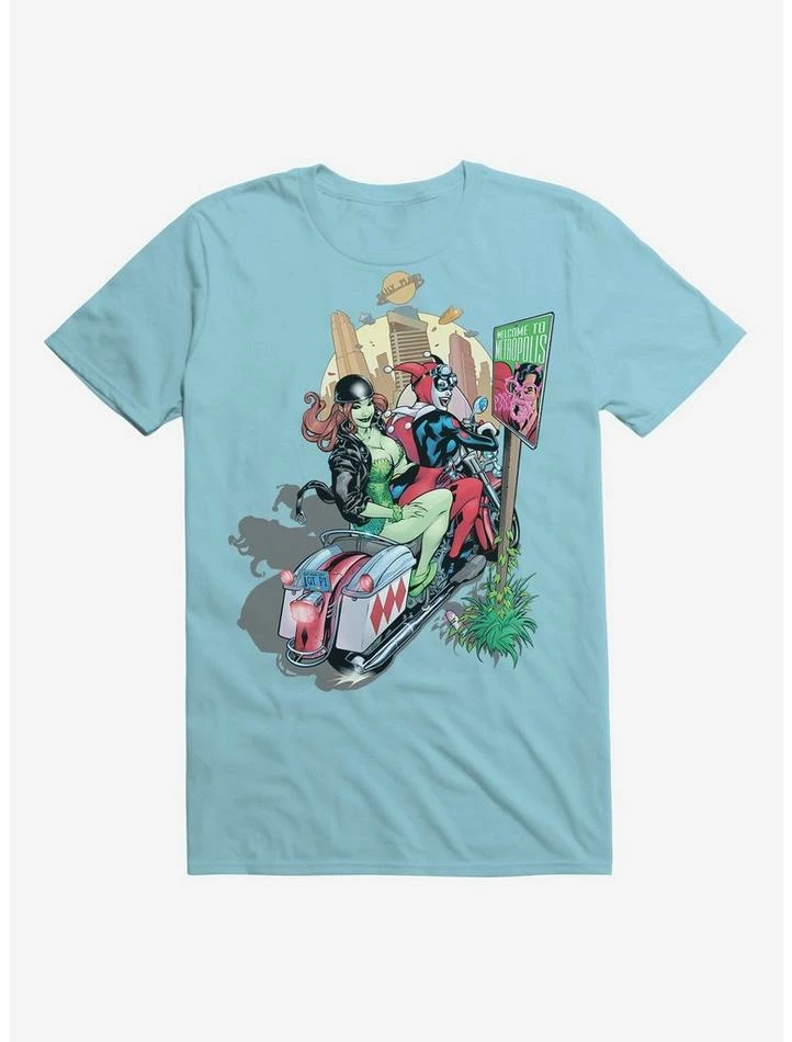 Buy ๐งจ DC Comics Batman Harley Quinn Poison Ivy Motorcycle T-Shirt ๐ - Image 5
