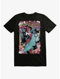 Budget 🥰 DC Comics Batman Harley Quinn The Joker Romance T-Shirt 😉