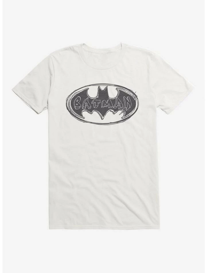Best Sale ๐ DC Comics Batman Sketch Logo T-Shirt ๐ - Image 6