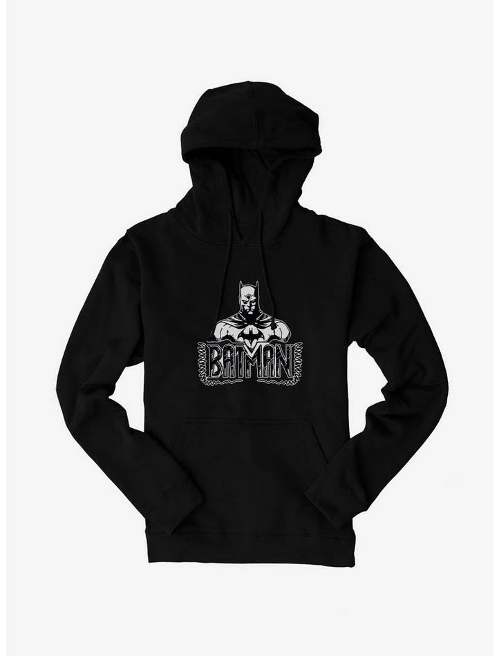 Best Sale 👏 Batman Ink Doodle Logo Hoodie 😀 - Image 2