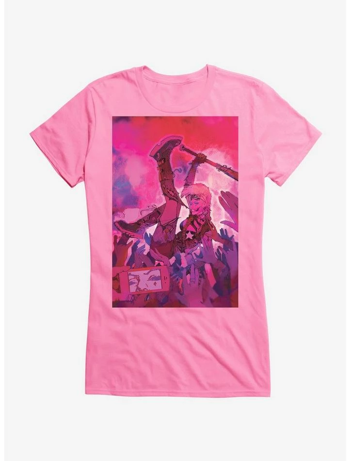 Flash Sale ❤️ DC Comics Batman Harley Quinn Crowd Surf 👧 Girls T-Shirt 💯