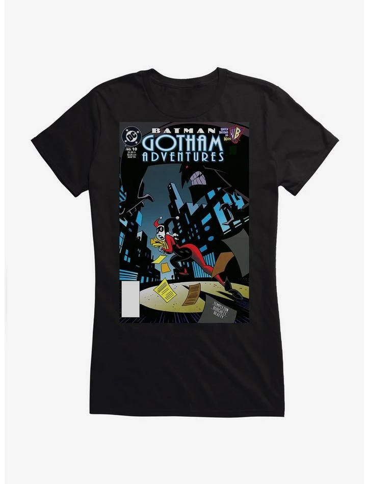 Promo ๐ DC Comics Batman Harley Quinn Gotham Adventures ๐ง Girls T-Shirt ๐ - Image 2