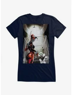 Top 10 🔔 DC Comics Batman The Joker and Harley Quinn Cage 👧 Girls T-Shirt 👏