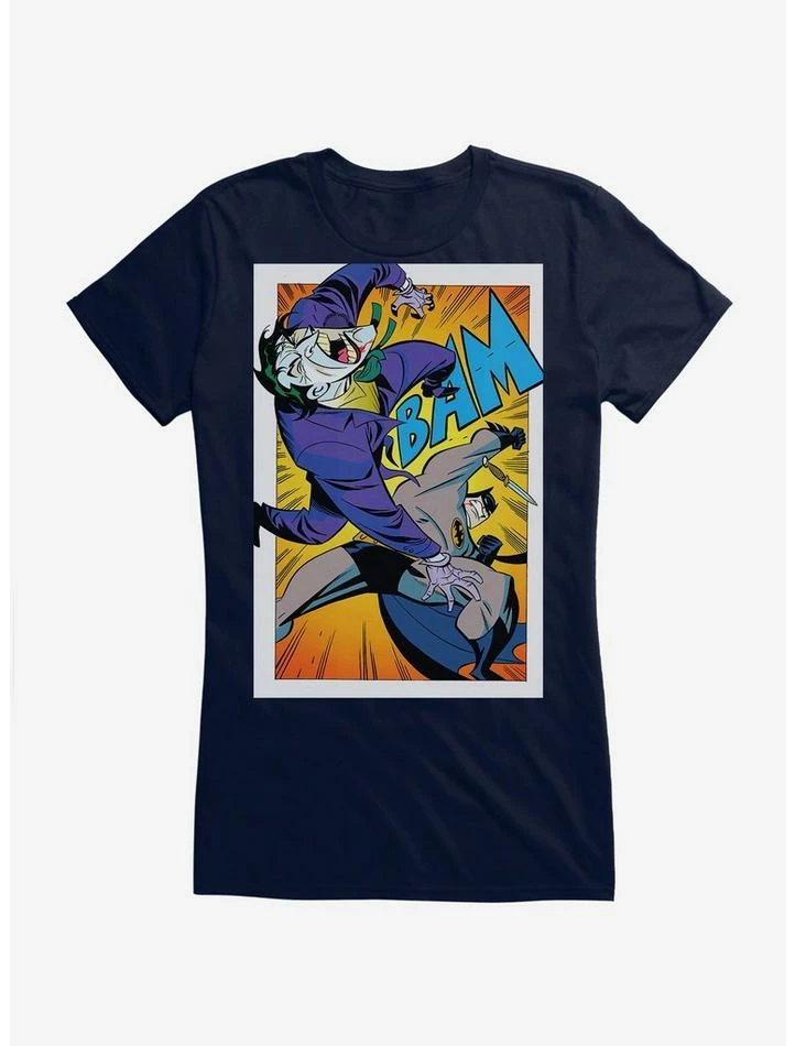 Brand new 🤩 DC Comics Batman Joker Punch 👧 Girls T-Shirt 😉 - Image 4
