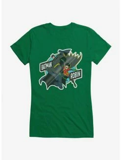 Brand new 🥰 DC Comics Batman and Robin 👧 Girls T-Shirt ✨