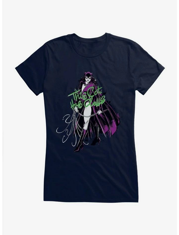 Best deal 👍 DC Comics Batman Catwoman Claws 👧 Girls T-Shirt 🌟 - Image 5