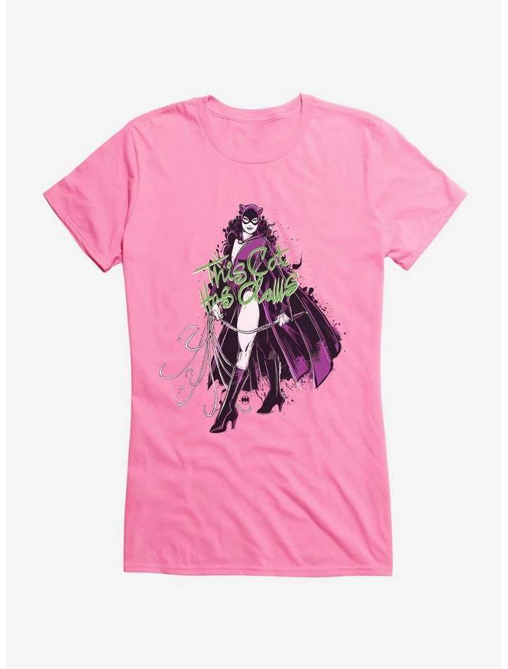 Best deal 👍 DC Comics Batman Catwoman Claws 👧 Girls T-Shirt 🌟 - Image 6