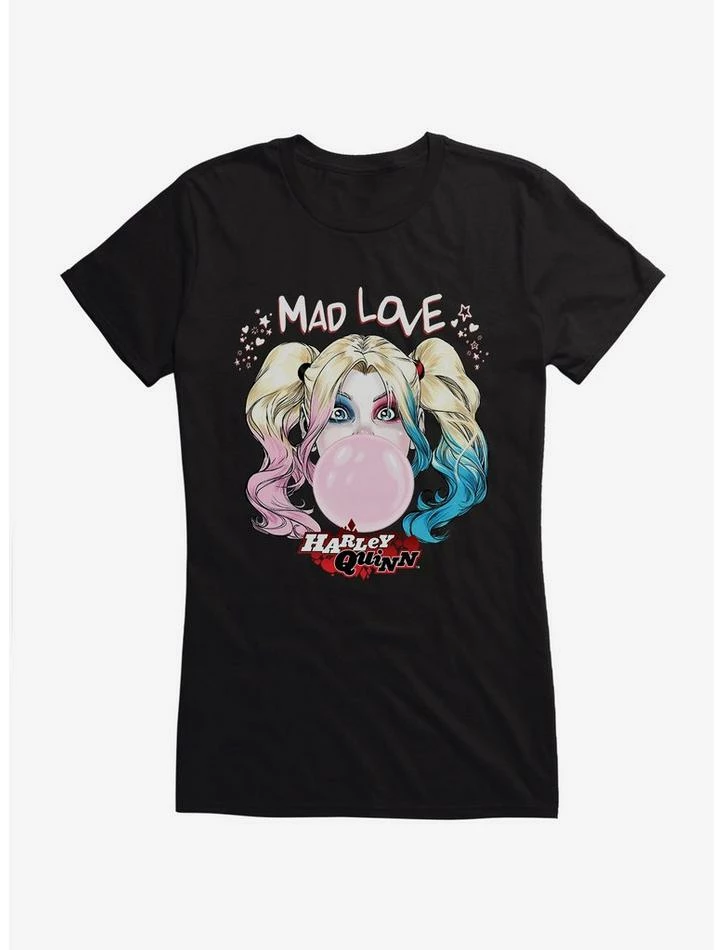Brand new ๐ฅ DC Comics Batman Harley Quinn Mad Love ๐ง Girls T-Shirt ๐ - Image 2
