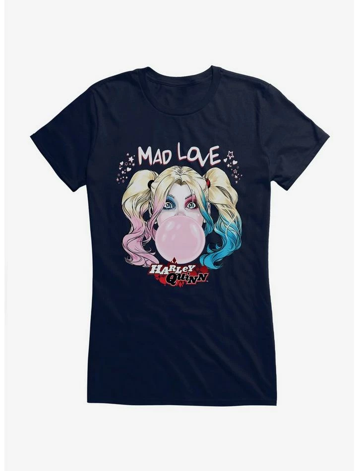 Brand new ๐ฅ DC Comics Batman Harley Quinn Mad Love ๐ง Girls T-Shirt ๐ - Image 4