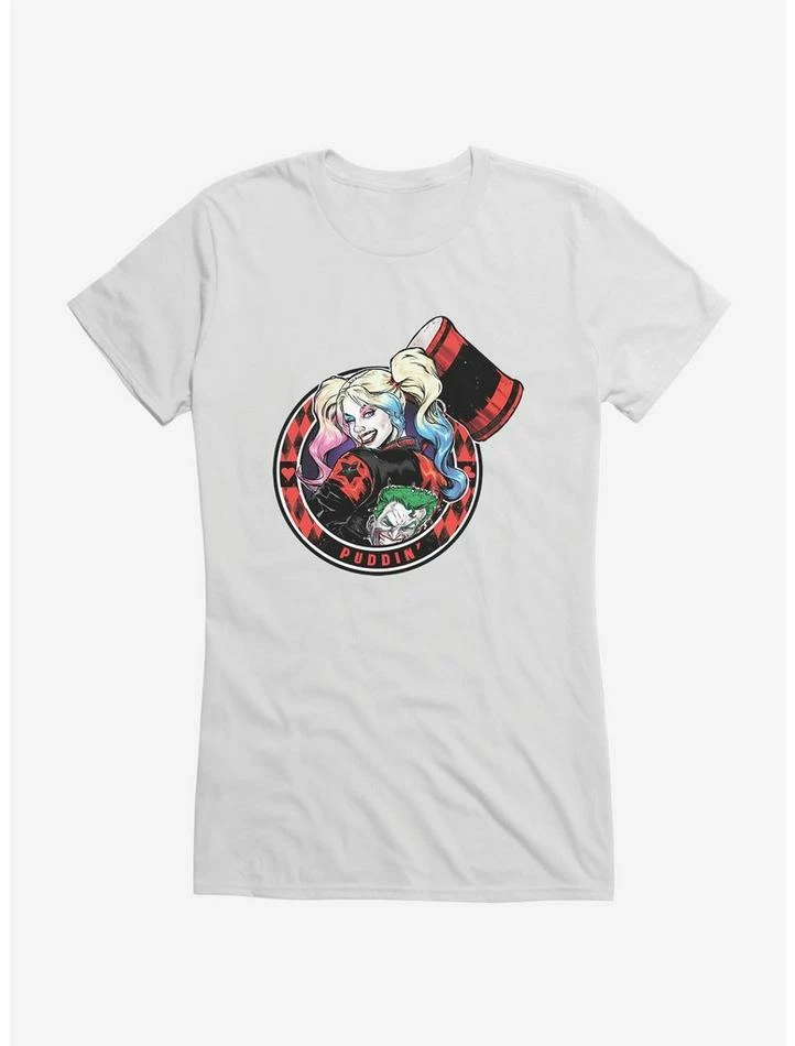 Outlet 🤩 DC Comics Batman Harley Quinn Portrait 👧 Girls T-Shirt 👏 - Image 6
