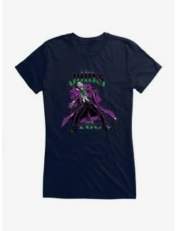 New ❤️ DC Comics Batman The Joker Jokes 👧 Girls T-Shirt 🥰