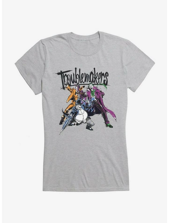 Cheap ⭐ DC Comics Batman Villains Troublemakers 👧 Girls T-Shirt ✔️