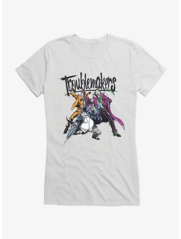 Cheap ⭐ DC Comics Batman Villains Troublemakers 👧 Girls T-Shirt ✔️ - Image 6