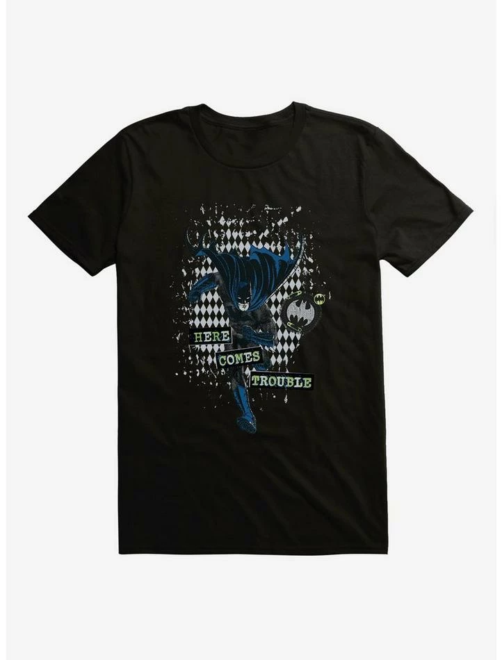 Buy 😀 DC Comics Batman Here Comes Trouble T-Shirt 😉