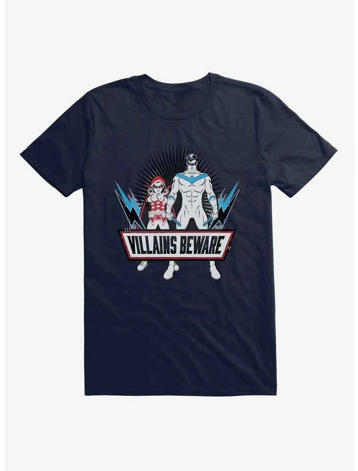 Best reviews of 🥰 DC Comics Batman Nightwing Robin Villains Beware T-Shirt ⭐ - Image 4