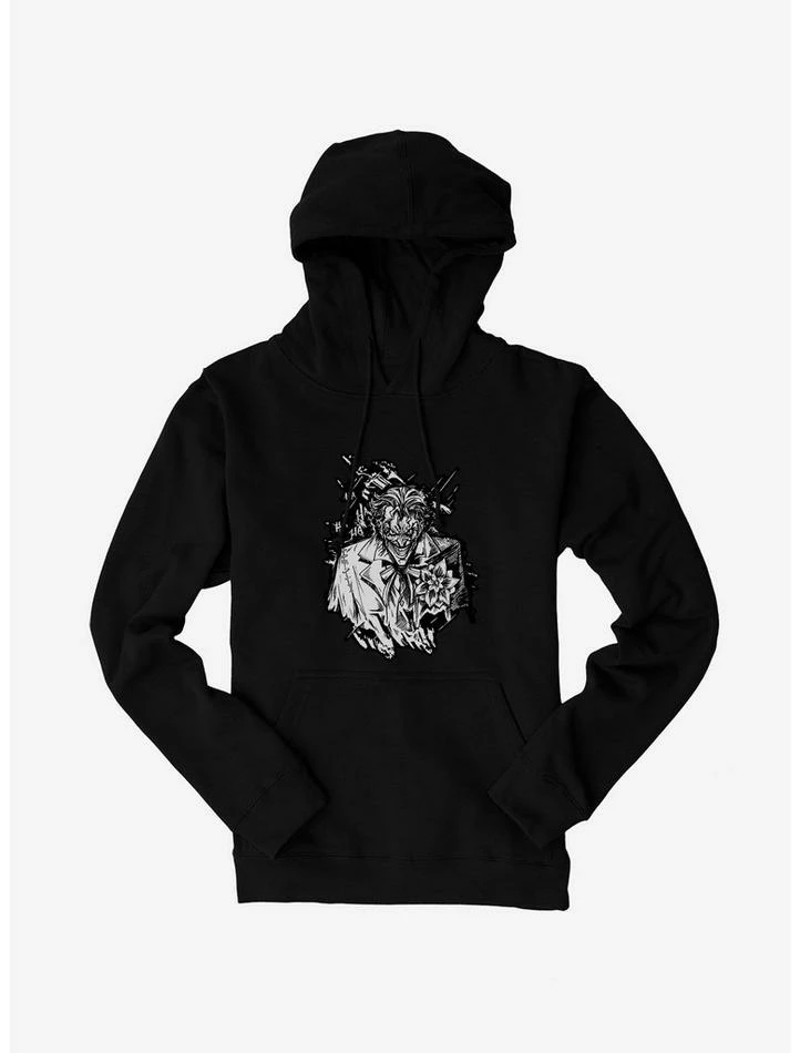 Best Pirce โ๏ธ Batman Grayscale Joker Grin Hoodie ๐งจ