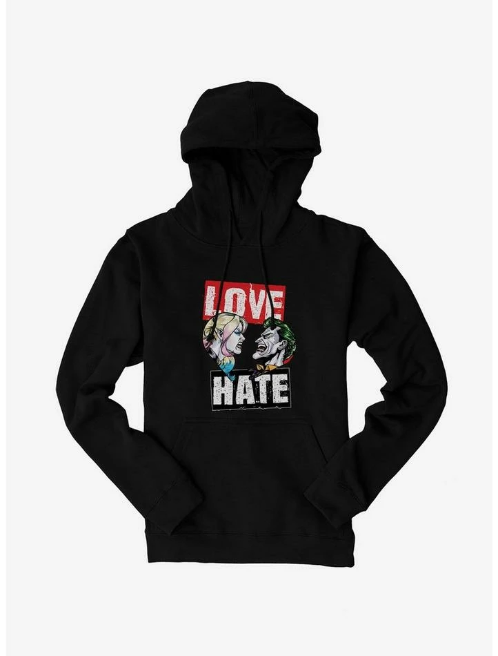 Wholesale ๐ Batman Joker And Harley Quinn Love Hate Hoodie ๐ - Image 2