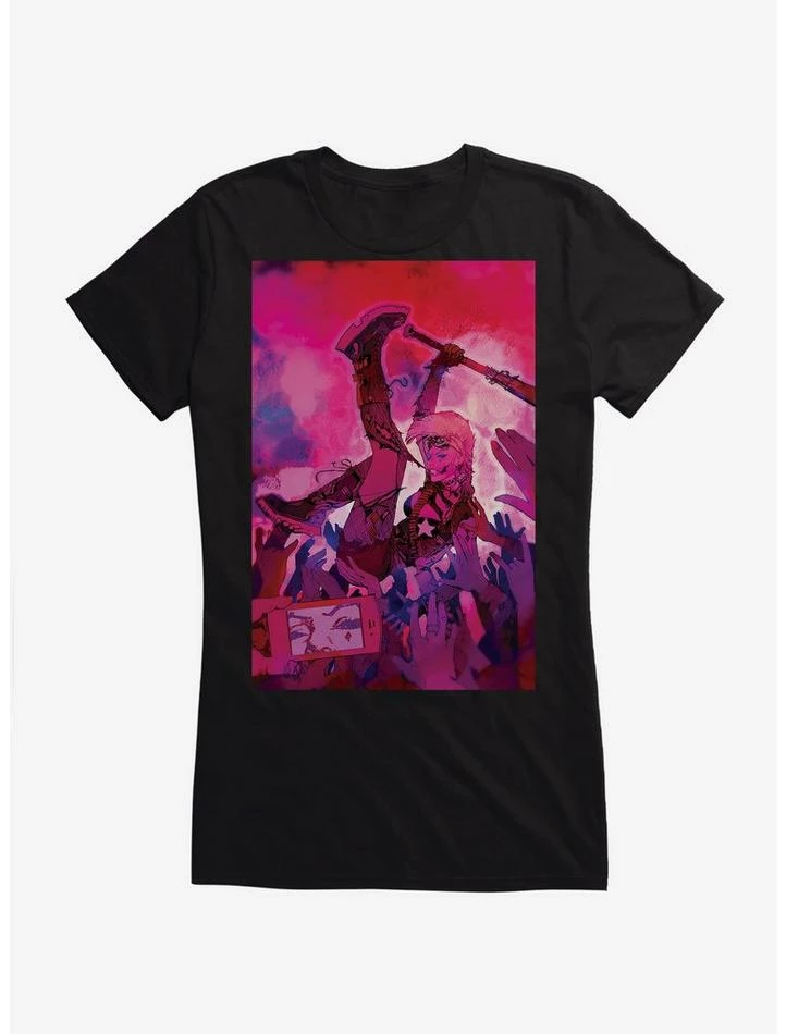 Flash Sale ❤️ DC Comics Batman Harley Quinn Crowd Surf 👧 Girls T-Shirt 💯 - Image 3