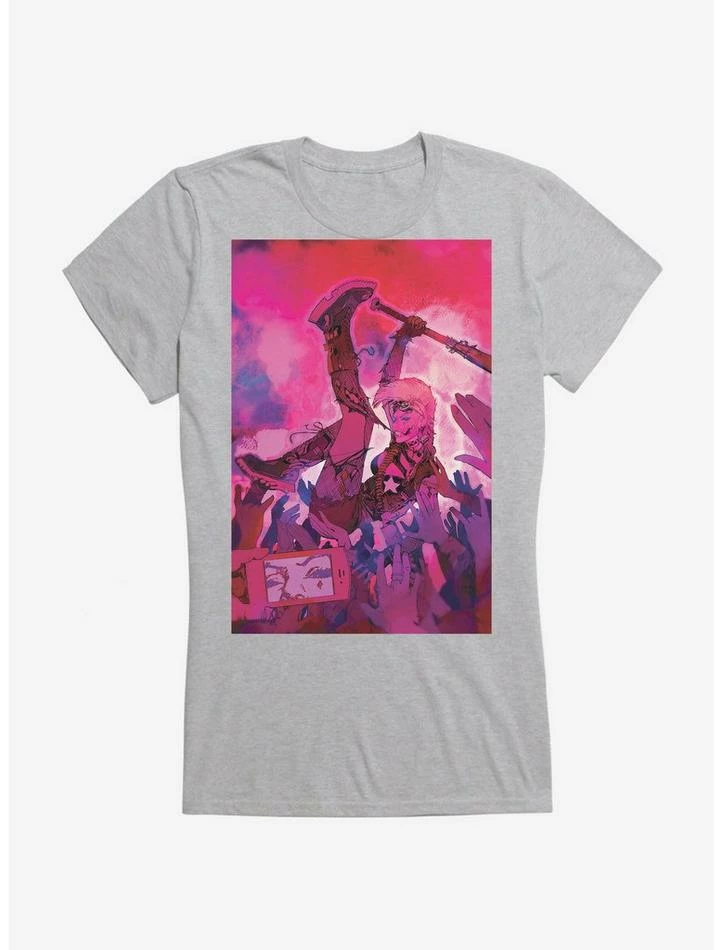 Flash Sale ❤️ DC Comics Batman Harley Quinn Crowd Surf 👧 Girls T-Shirt 💯 - Image 4