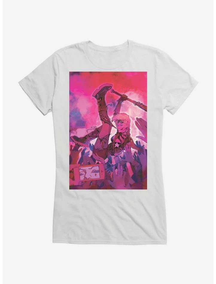Flash Sale ❤️ DC Comics Batman Harley Quinn Crowd Surf 👧 Girls T-Shirt 💯 - Image 6