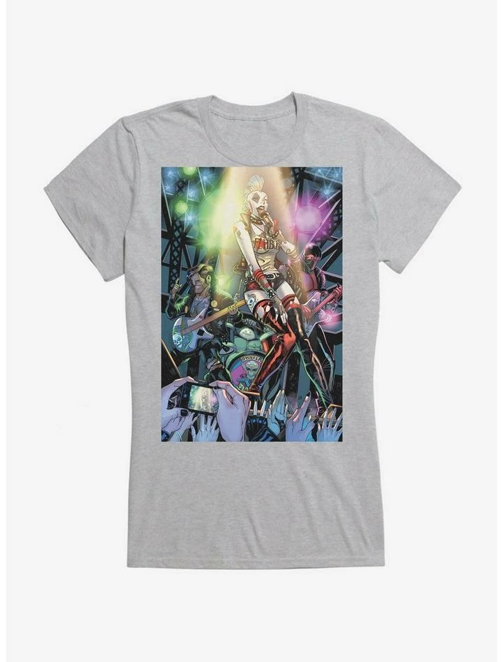 Outlet ✔️ DC Comics Batman Harley Quinn On Stage 👧 Girls T-Shirt 👏 - Image 3