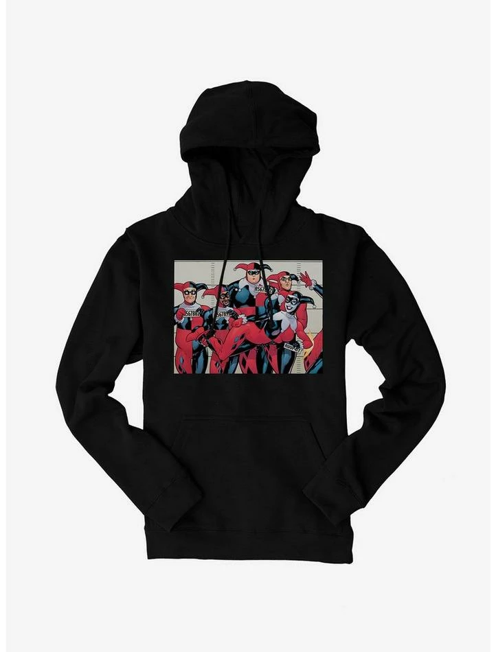 Cheap 👍 DC Comics Batman Harley Quinn Line Up Hoodie 🤩 - Image 2